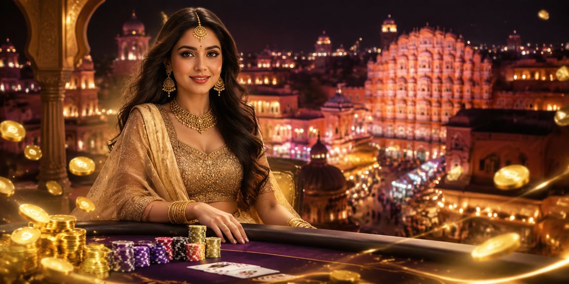 Players enjoying a lively poker game in Jaipur